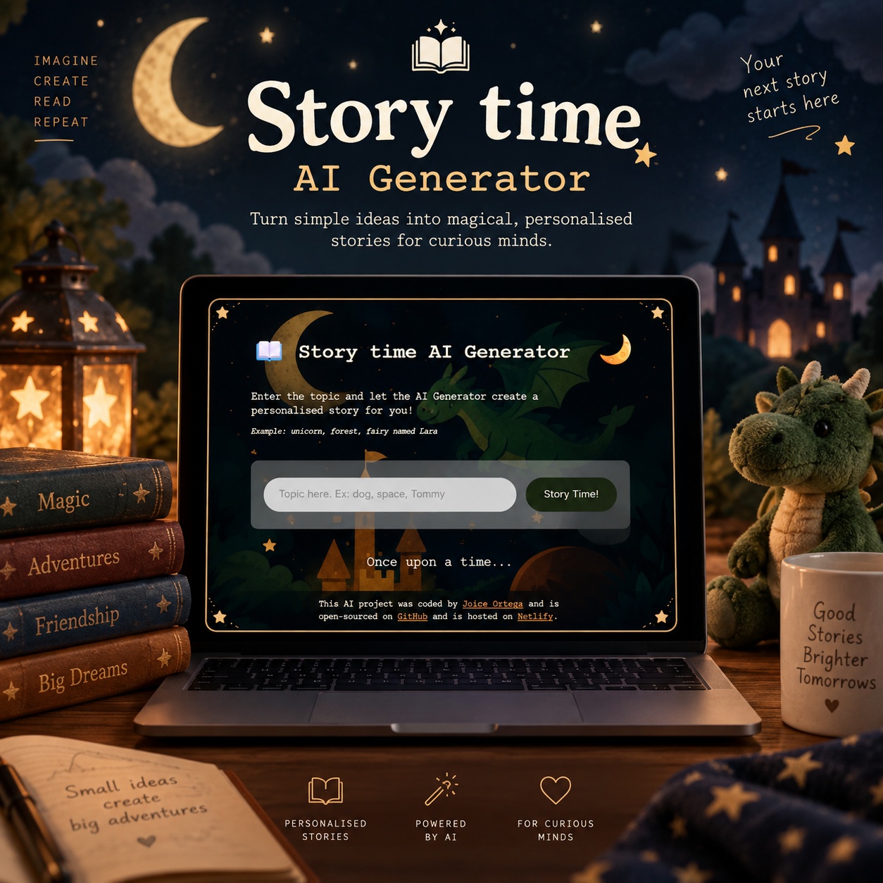 AI Story Maker application